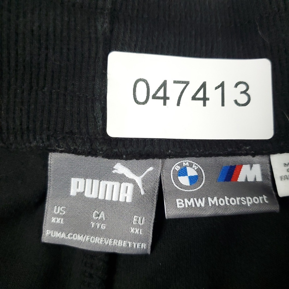 Puma X BMW Shorts Mens Size 2XL Black Sports Running Training Sweat Shorts - Picture 7 of 7